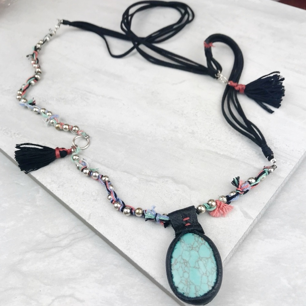 NEW Free People Maverick Embellished Pendant - Picture 2 of 12